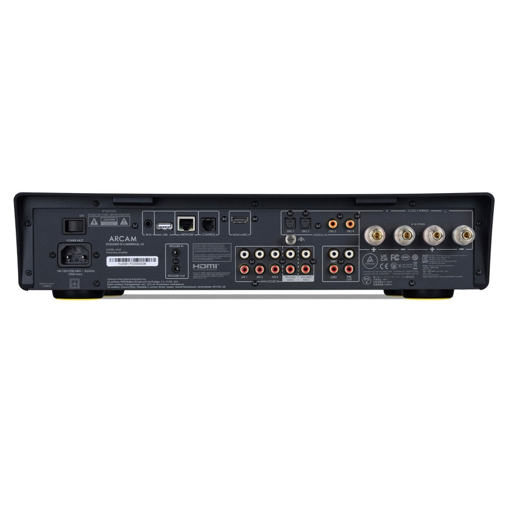 Arcam Radia SA35 Streaming Integrated Amplifier with Bowers and Wilkins 603 S3 Floorstanding Speakers Pair Black HiFi Package