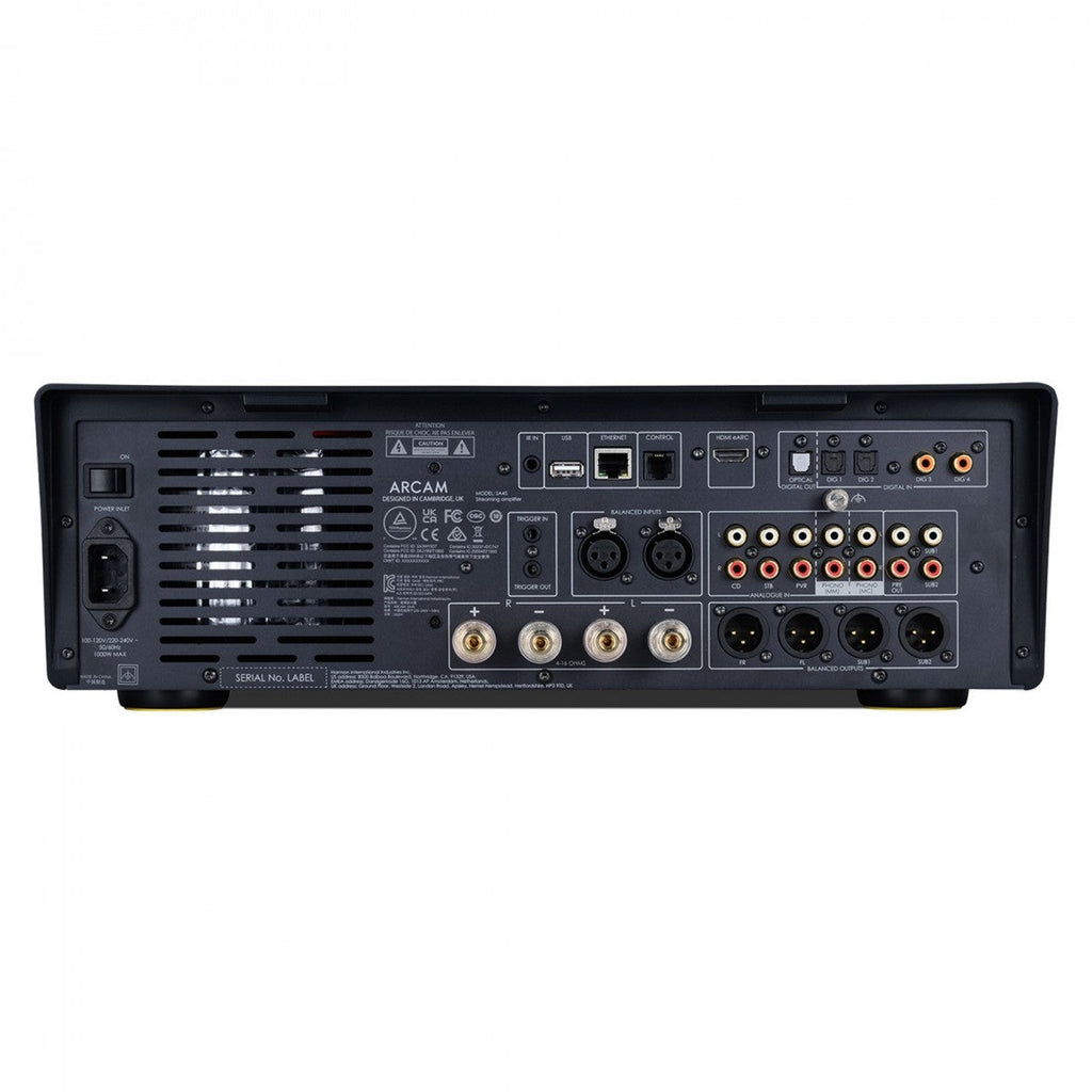Arcam Radia SA45 Streaming Integrated Amplifier with Klipsch RP-8000F II Floorstanding Speakers Pair Black HiFi Package
