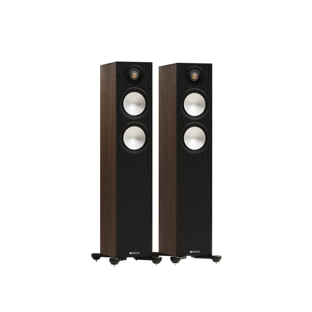 Monitor Audio Bronze 300 7G 7.1.2 Home Cinema Surround Sound Speakers Package Walnut
