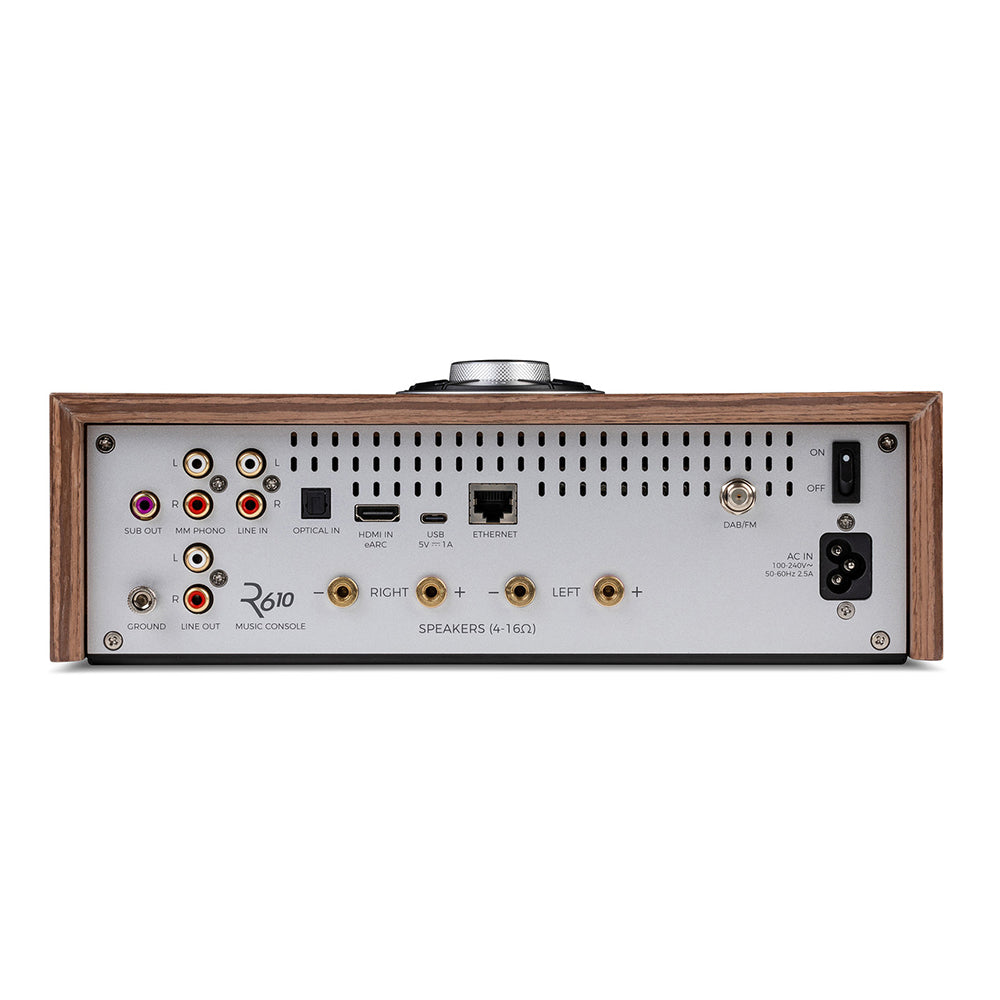 Ruark R610 Music Console with JBL 4309 Studio Monitor Bookshelf Speakers Pair - Walnut