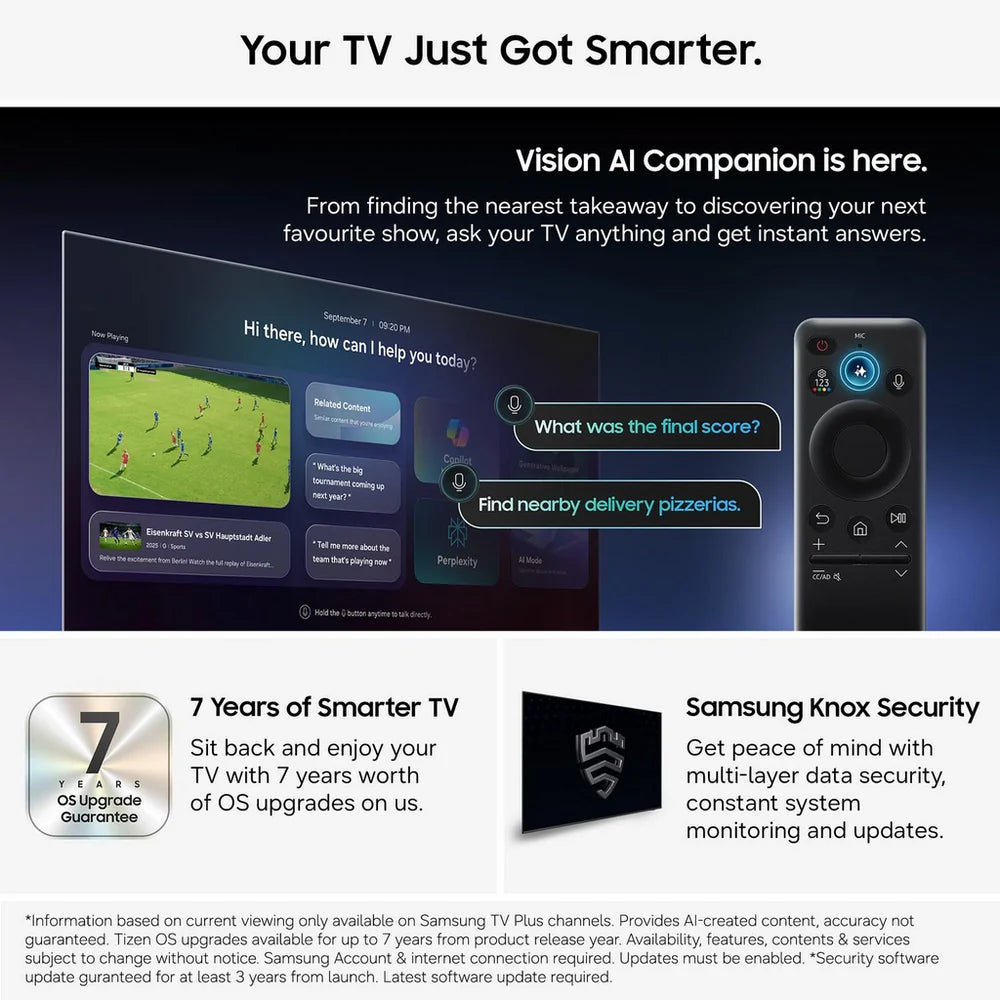 Samsung QE83S90HAEXXU 83 Inch S90H 4K OLED Ultra HD HDR AI Smart TV 2026