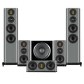 Wharfedale EVO 5.4 HCP 5.1 Surround Sound Home Cinema Speakers Package Lunar Grey